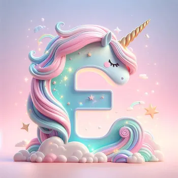 Unicorn Effect Letter E-3