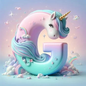 Unicorn Effect Letter G-1