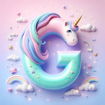 Unicorn Effect Letter G-2