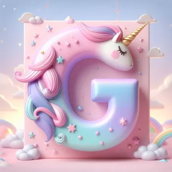 Unicorn Effect Letter G-4