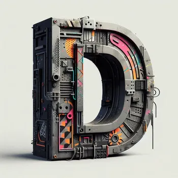 Urban Edge Letter D-1