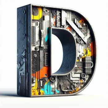 Urban Edge Letter D-2