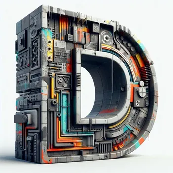 Urban Edge Letter D-3