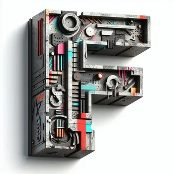 Urban Edge Letter F-3