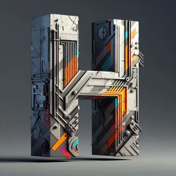 Urban Edge Letter H-1