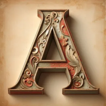 Vintage Letter A-1