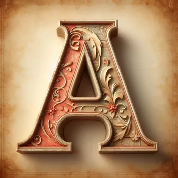 Vintage Letter A-2