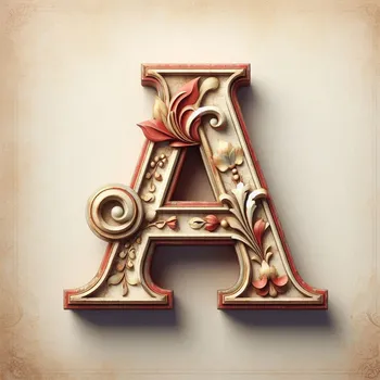 Vintage Letter A-3