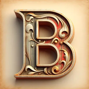 Vintage Letter B-1