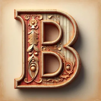 Vintage Letter B-2