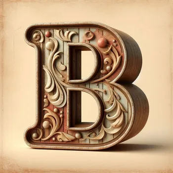 Vintage Letter B-3