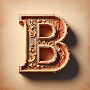 Vintage Letter B-4