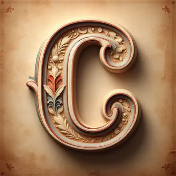 Vintage Letter C-1