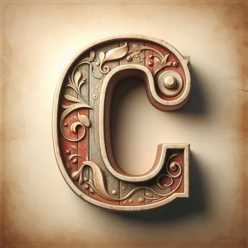 Vintage Letter C-4