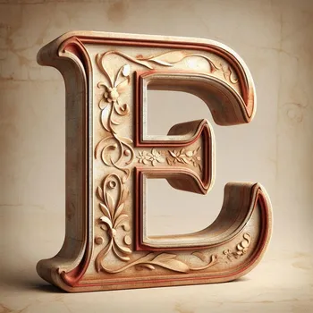 Vintage Letter E-3