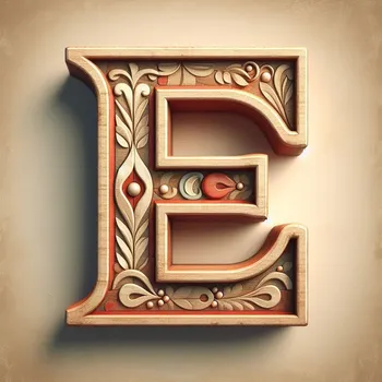 Vintage Letter E-4