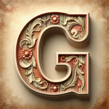 Vintage Letter G-4