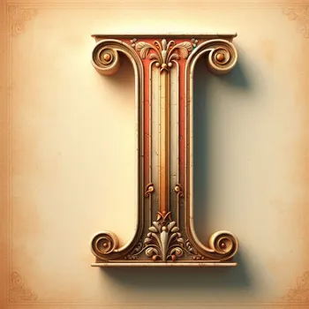 Vintage Letter I-2