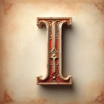 Vintage Letter I-3