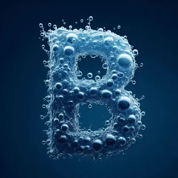 Water Effect Letter B-1