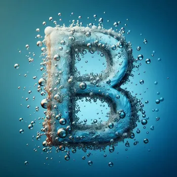 Water Effect Letter B-3