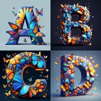 Butterfly Letter