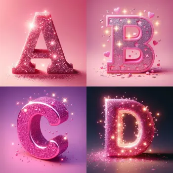 Glitter Letters