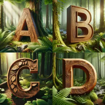 Wooden Letters