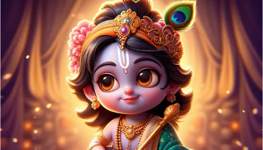 Cute-Baby-Krishna-With-Background-1