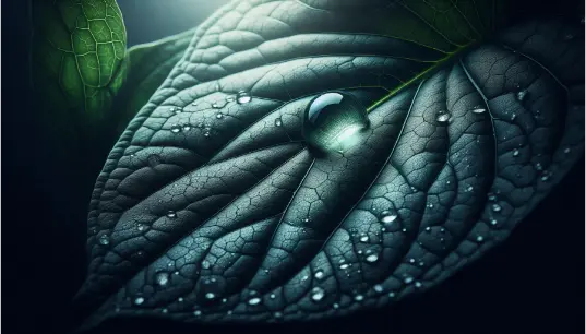 Dark-Leaf-With-Water-Drop-1