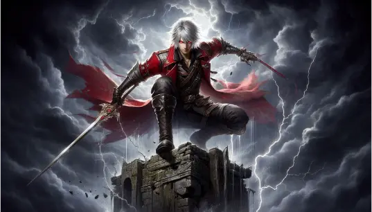 Devil-May-Cry-With-Cloud-Thunder-Background-1