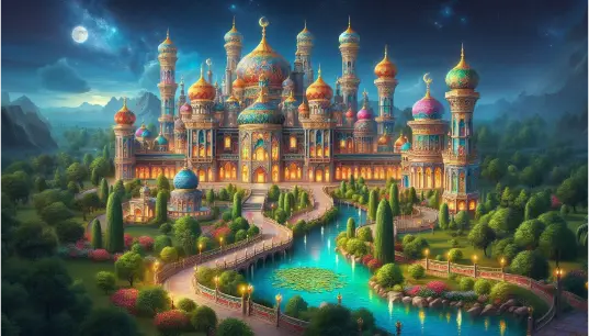 Disney-Palace-Realistic-With-River