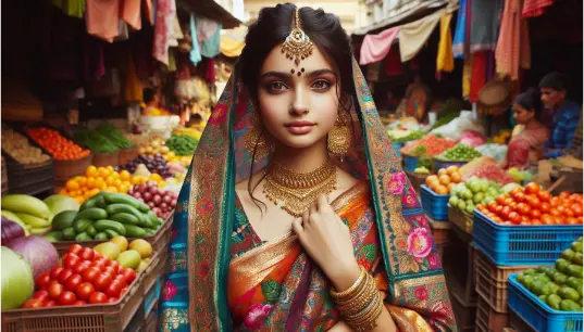 Indian-Girl-in-Saree