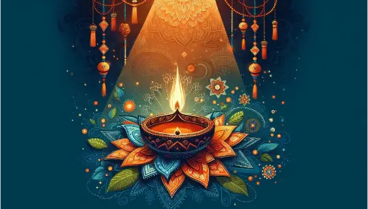 Indian-Lamp-Happy-Diwali