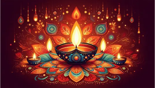 Indian-Lamp-Illustration