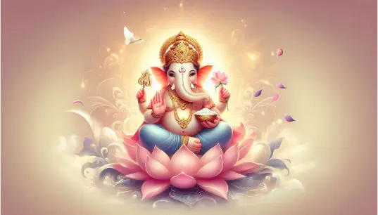 Lord-Ganesh-Ji-With-Light-Background