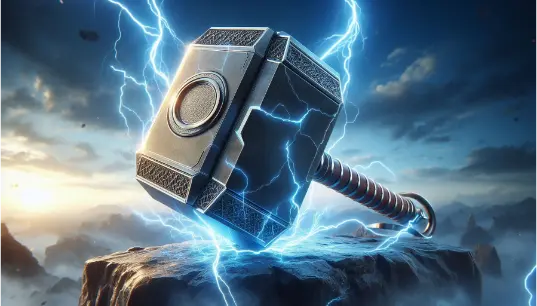 Marvel-Thors-Hammer-With-Thunder-Effect-Realistic-Cinematic