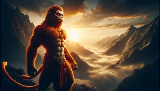 Monkey-Man-Evening-Background-1